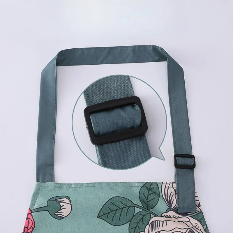 Japanese-Style Canvas Waist Apron for Cleaning