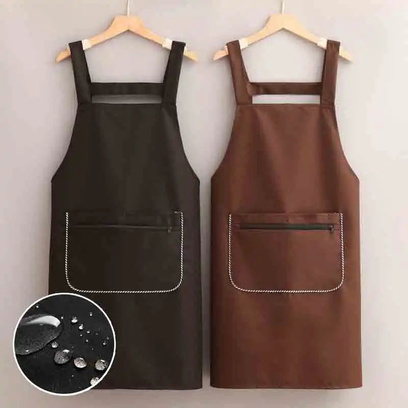 Waterproof Canvas Waist Apron for Cleaning