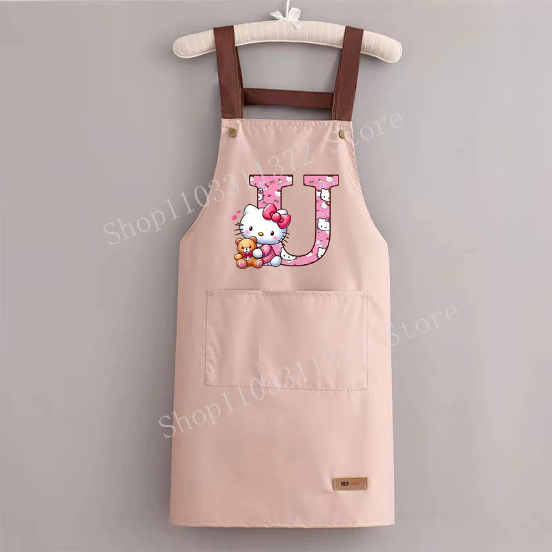 Hello Kitty Sleeveless Bib Apron for Adults