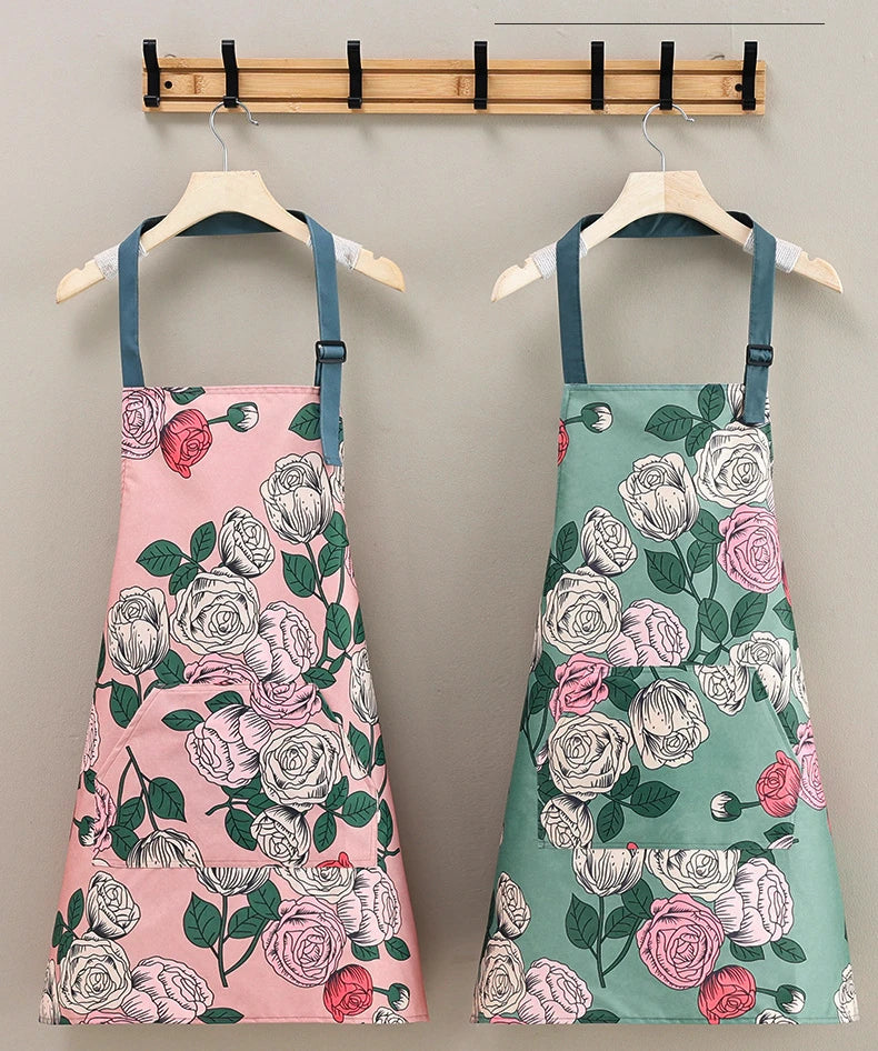 Japanese-Style Canvas Waist Apron for Cleaning
