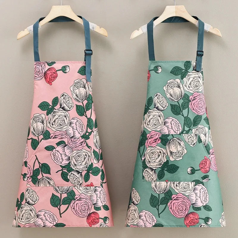 Japanese-Style Canvas Waist Apron for Cleaning