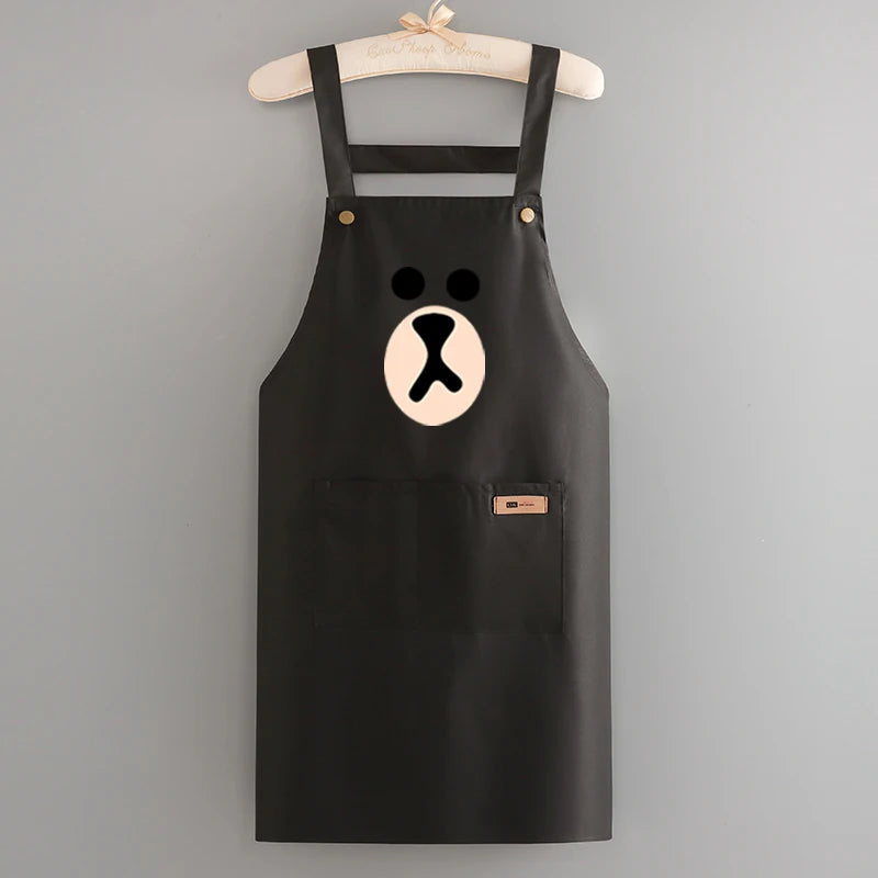 Korean-Style Waterproof PVC Waist Apron for Sanitary Use