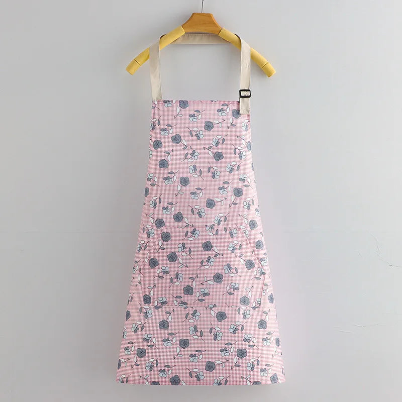 Japanese-Style Canvas Waist Apron for Cleaning