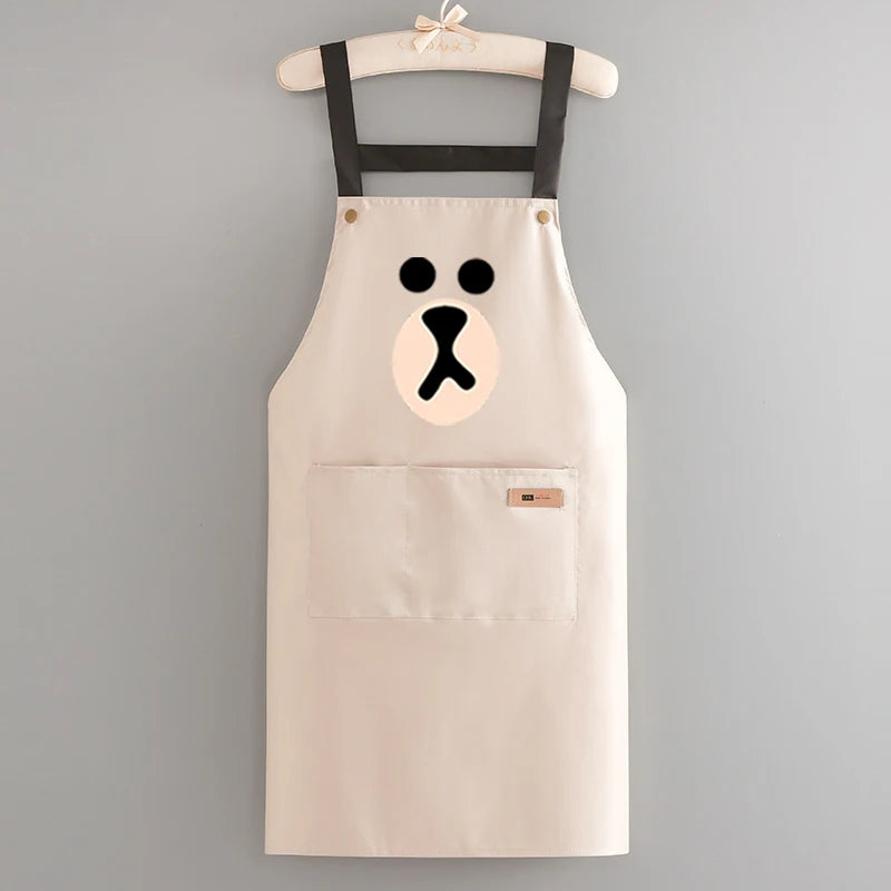Korean-Style Waterproof PVC Waist Apron for Sanitary Use