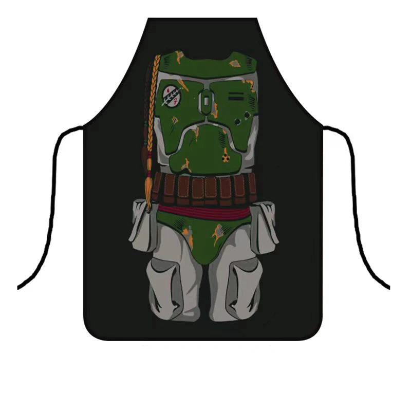 Adjustable Polyester Bib Apron for Cooking and Cleaning