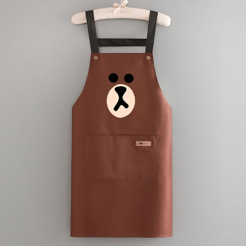 Korean-Style Waterproof PVC Waist Apron for Sanitary Use