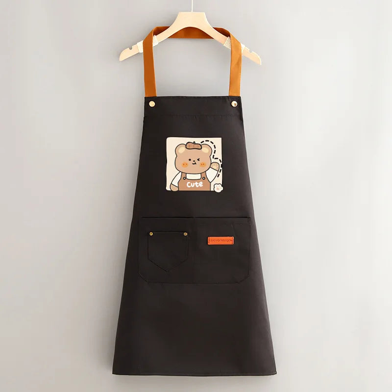 Cotton Knit Brief Sleeveless Apron for Sanitary Use