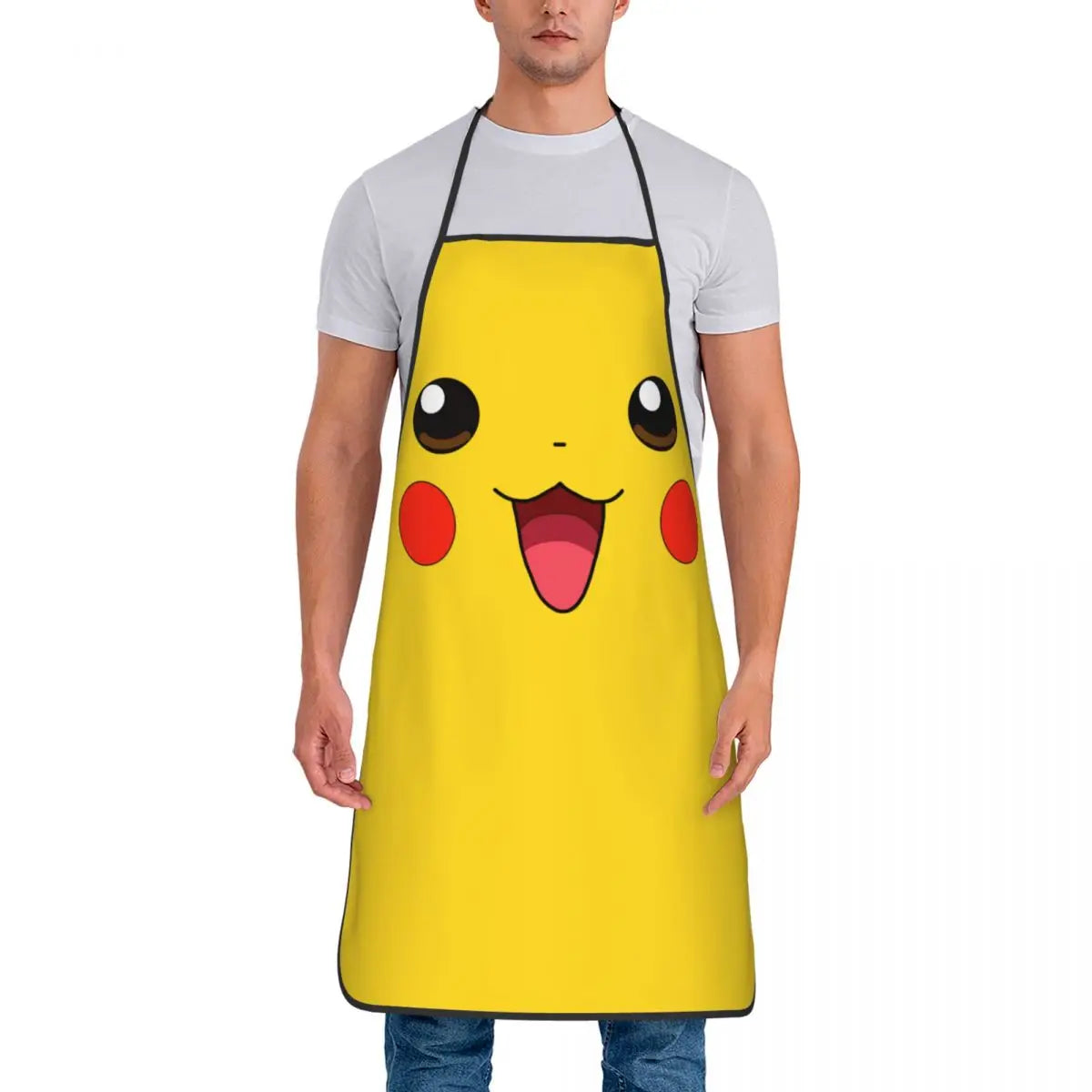 Lightweight Non-Woven Fabric Bib Apron for Cleaning