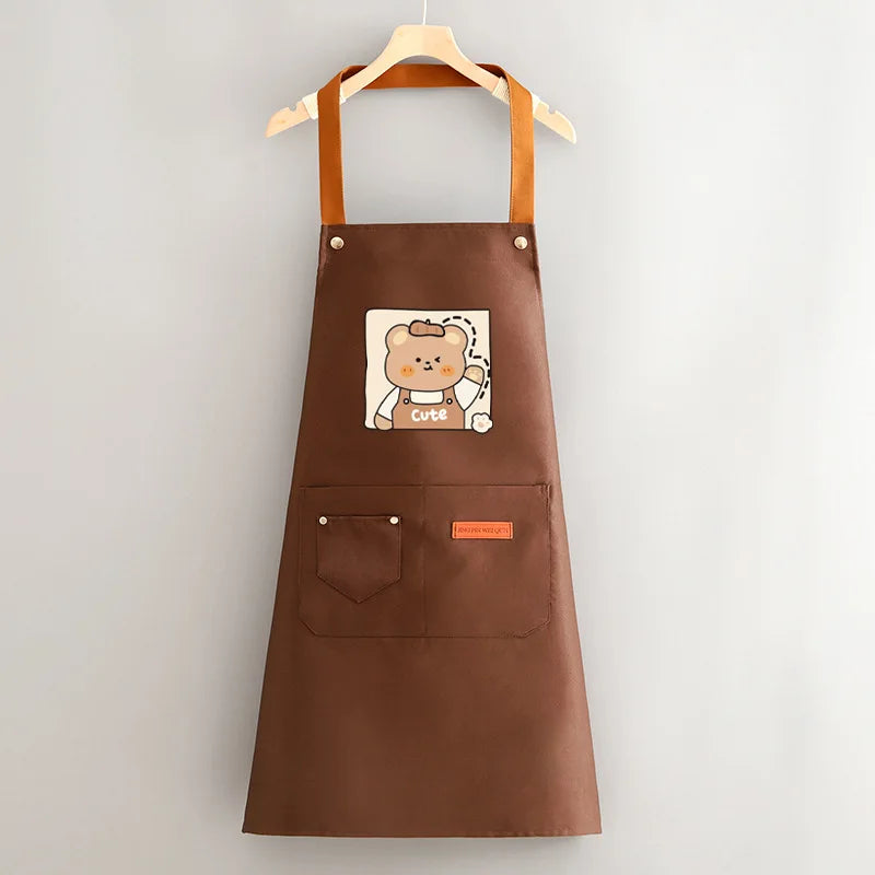 Cotton Knit Brief Sleeveless Apron for Sanitary Use