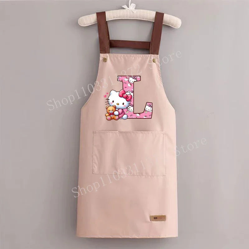 Hello Kitty Sleeveless Bib Apron for Adults