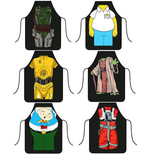 Adjustable Polyester Bib Apron for Cooking and Cleaning