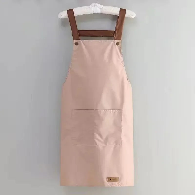 Cotton Knit Brief Sleeveless Apron
