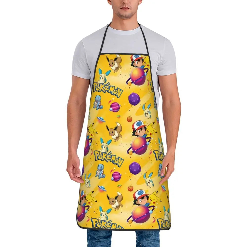 Lightweight Non-Woven Fabric Bib Apron for Cleaning