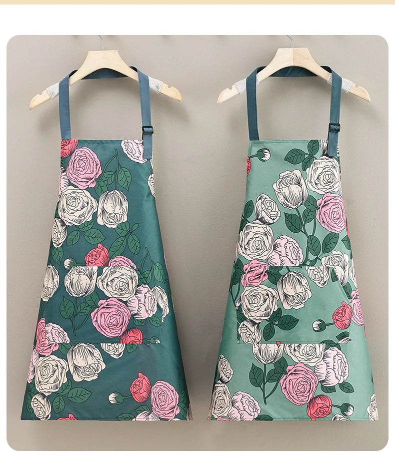 Japanese-Style Canvas Waist Apron for Cleaning