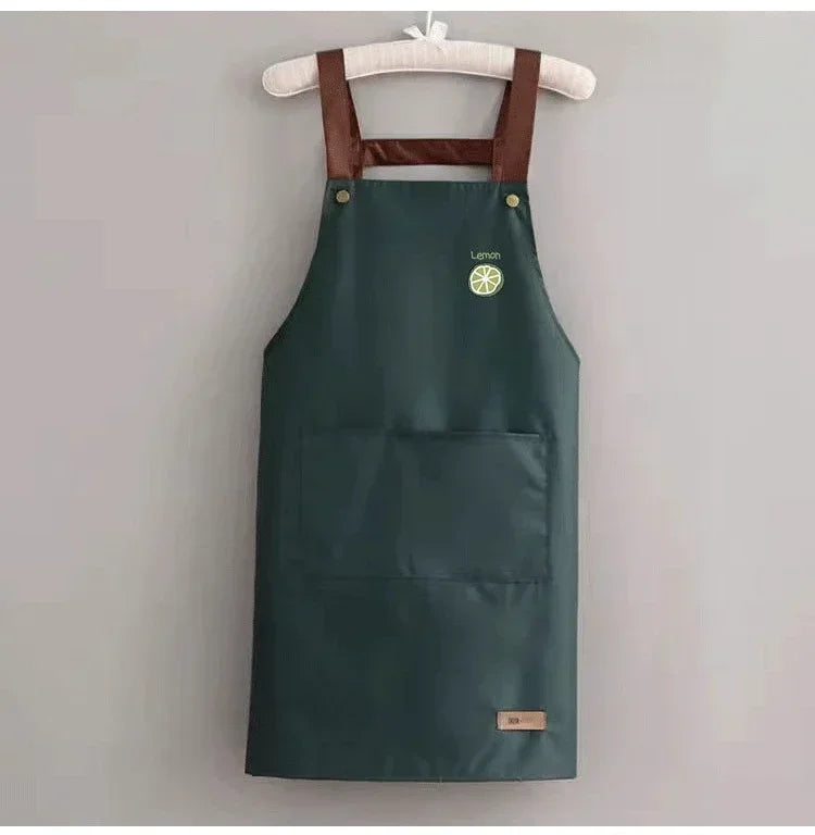 Cotton Knit Brief Sleeveless Apron