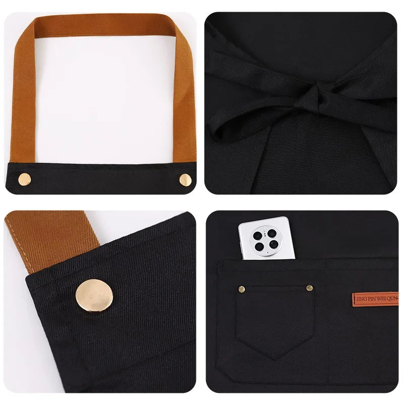 Cotton Knit Brief Sleeveless Apron for Sanitary Use