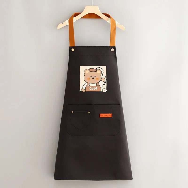 Cotton Knit Brief Sleeveless Apron for Sanitary Use