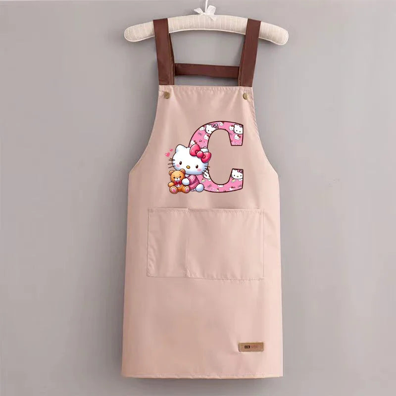 Hello Kitty Sleeveless Bib Apron for Adults
