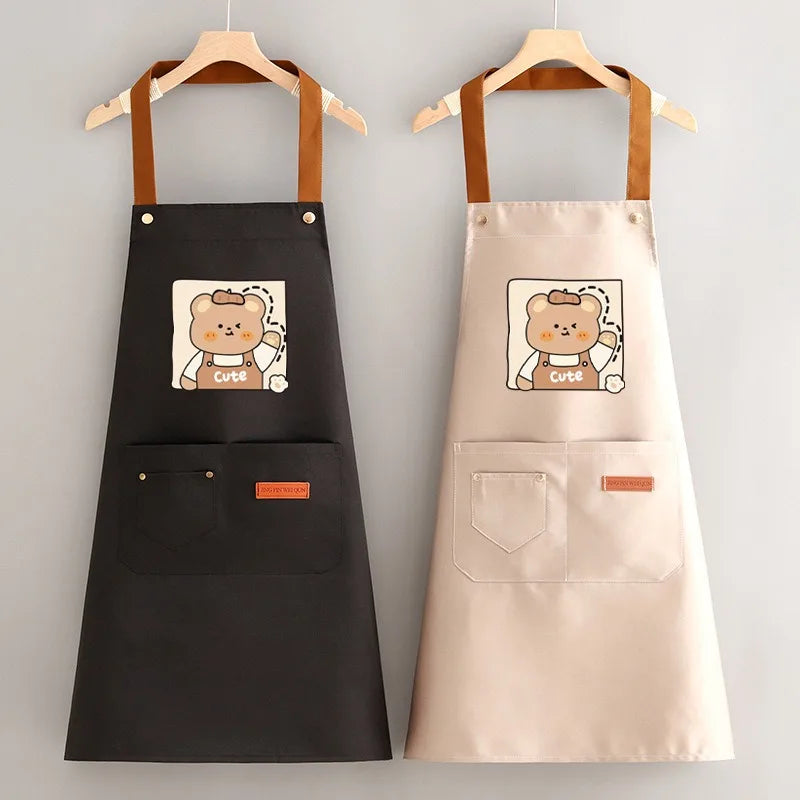 Cotton Knit Brief Sleeveless Apron for Sanitary Use