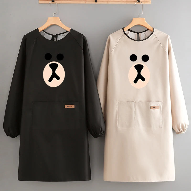 Korean-Style Waterproof PVC Waist Apron for Sanitary Use