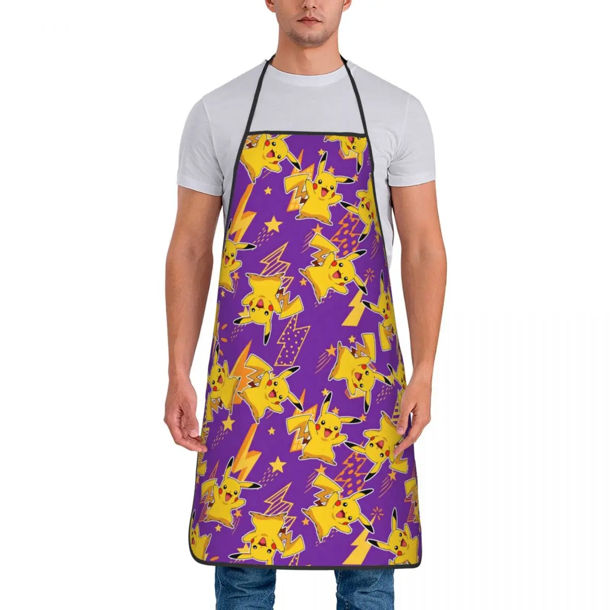 Lightweight Non-Woven Fabric Bib Apron for Cleaning