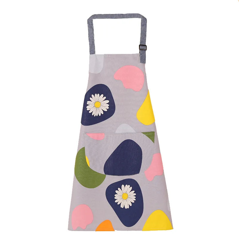 Waterproof Cotton Non-Woven Fabric Bib Apron for Cleaning
