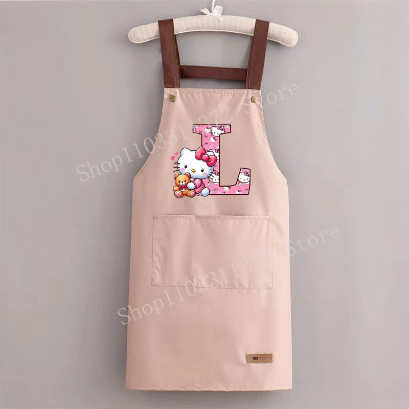 Hello Kitty Sleeveless Bib Apron for Adults