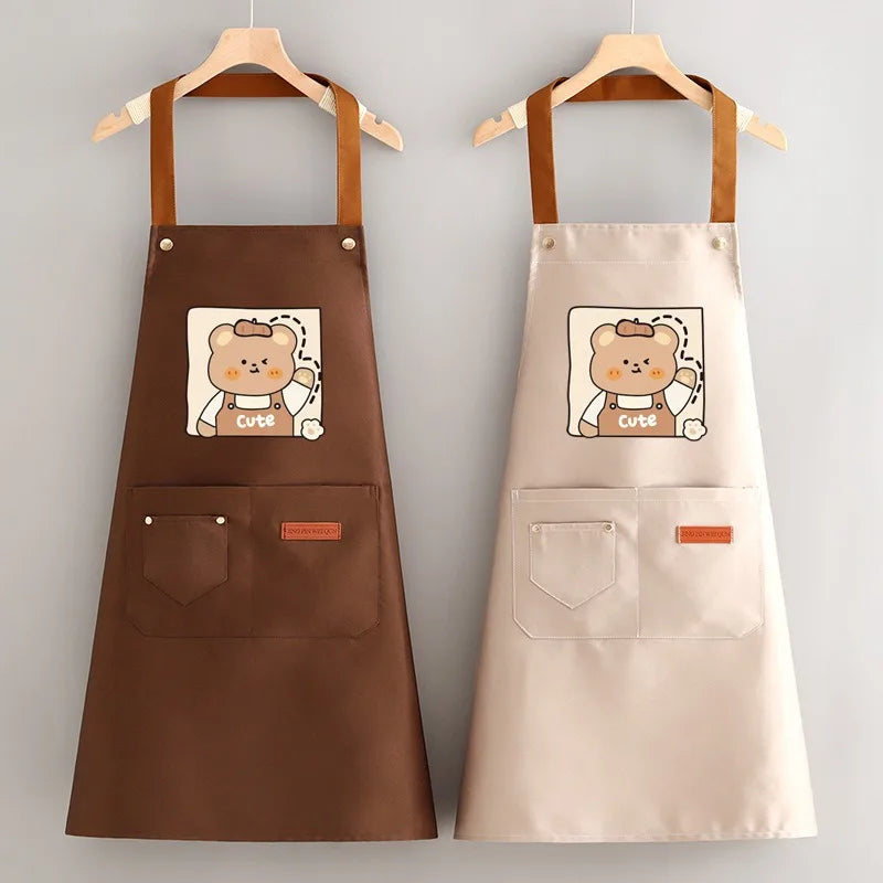 Cotton Knit Brief Sleeveless Apron for Sanitary Use