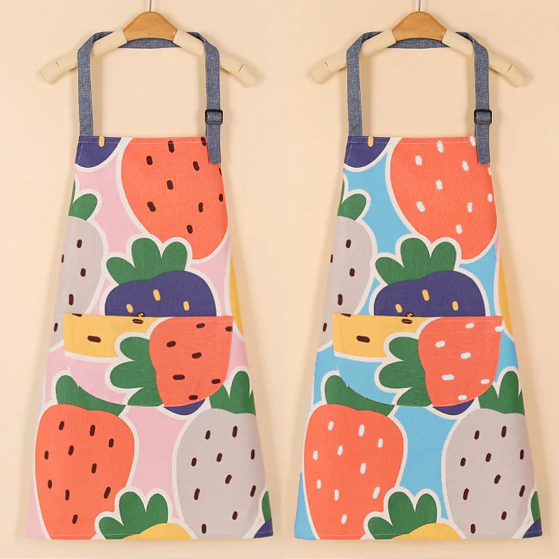 Waterproof Cotton Non-Woven Fabric Bib Apron for Cleaning
