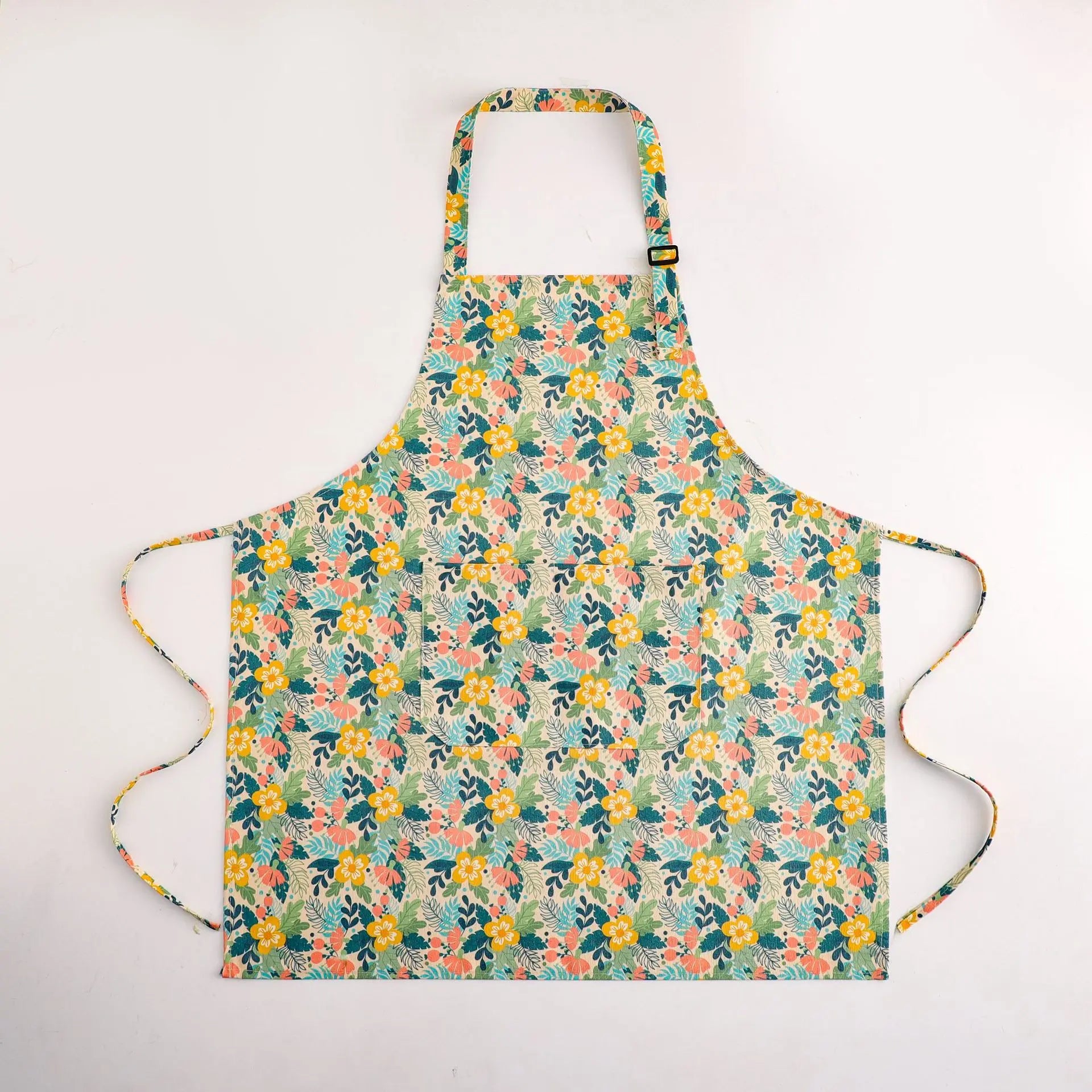 Japanese-Style Canvas Waist Apron for Cleaning