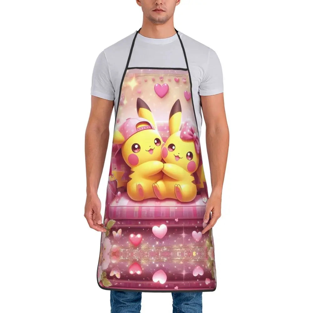 Lightweight Non-Woven Fabric Bib Apron for Cleaning