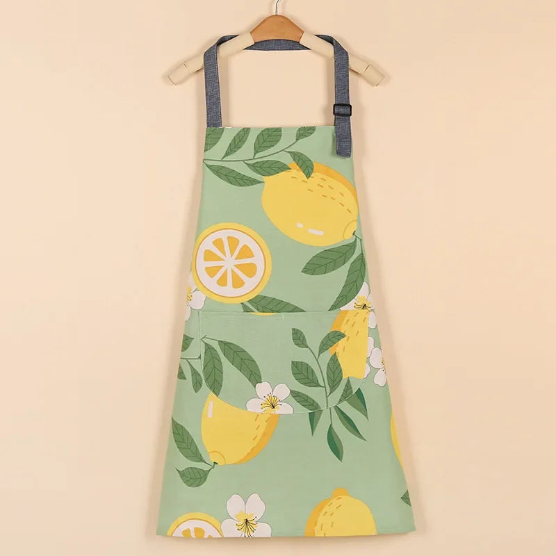 Waterproof Cotton Non-Woven Fabric Bib Apron for Cleaning