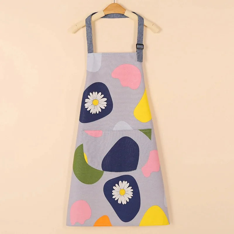 Waterproof Cotton Non-Woven Fabric Bib Apron for Cleaning