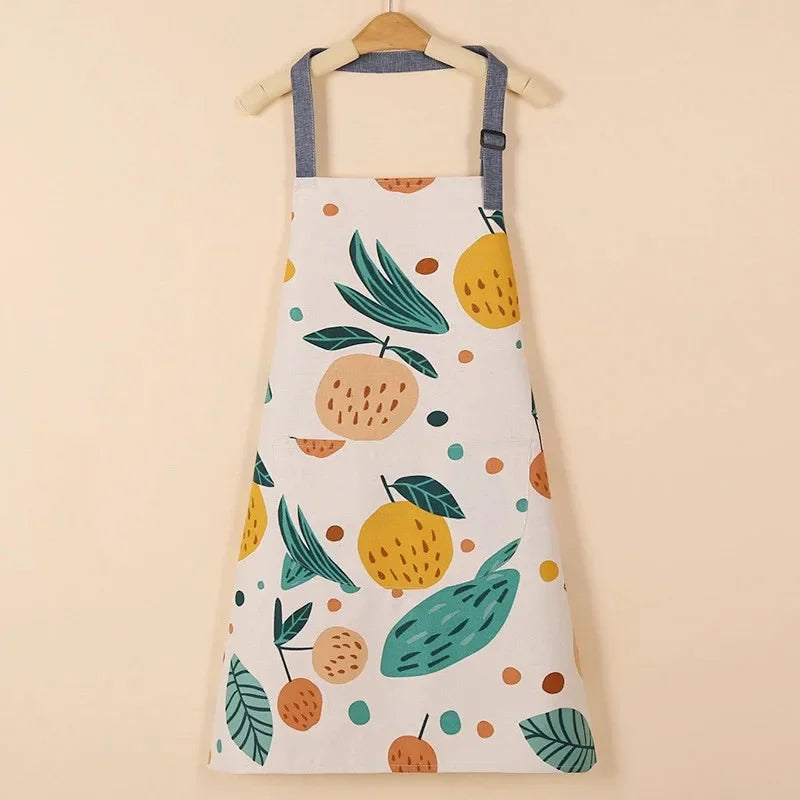 Waterproof Cotton Non-Woven Fabric Bib Apron for Cleaning