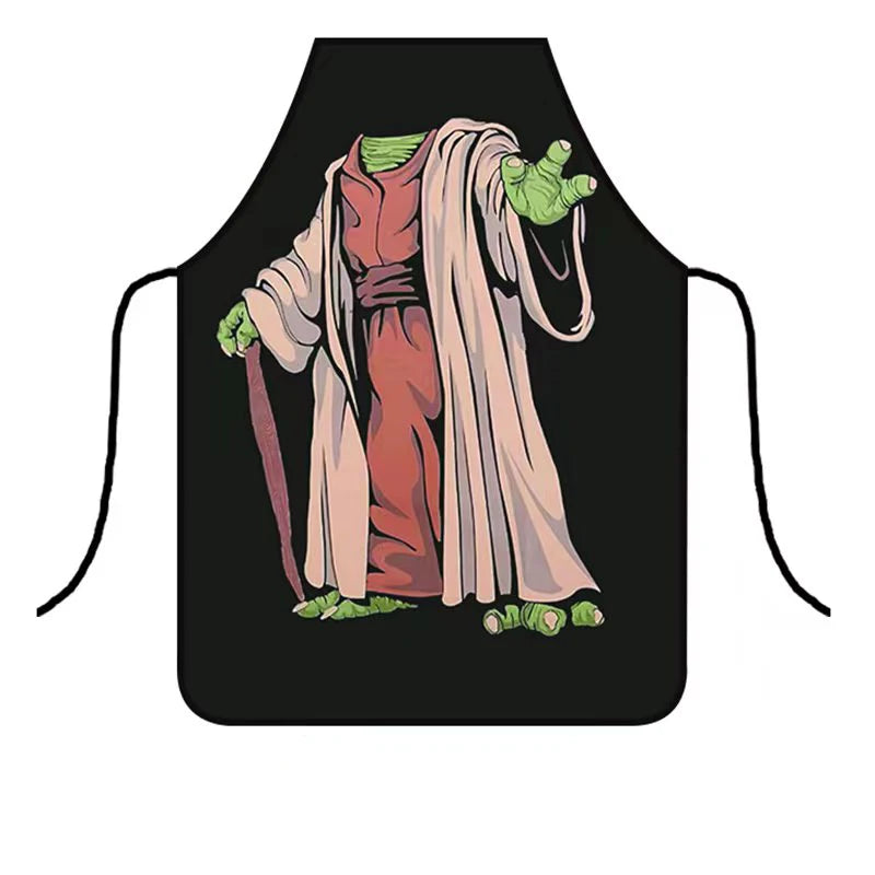Adjustable Polyester Bib Apron for Cooking and Cleaning