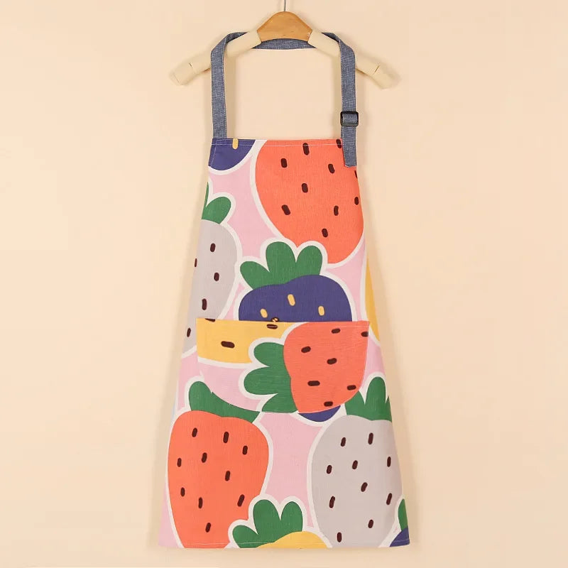 Waterproof Cotton Non-Woven Fabric Bib Apron for Cleaning