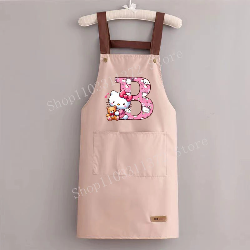 Hello Kitty Sleeveless Bib Apron for Adults