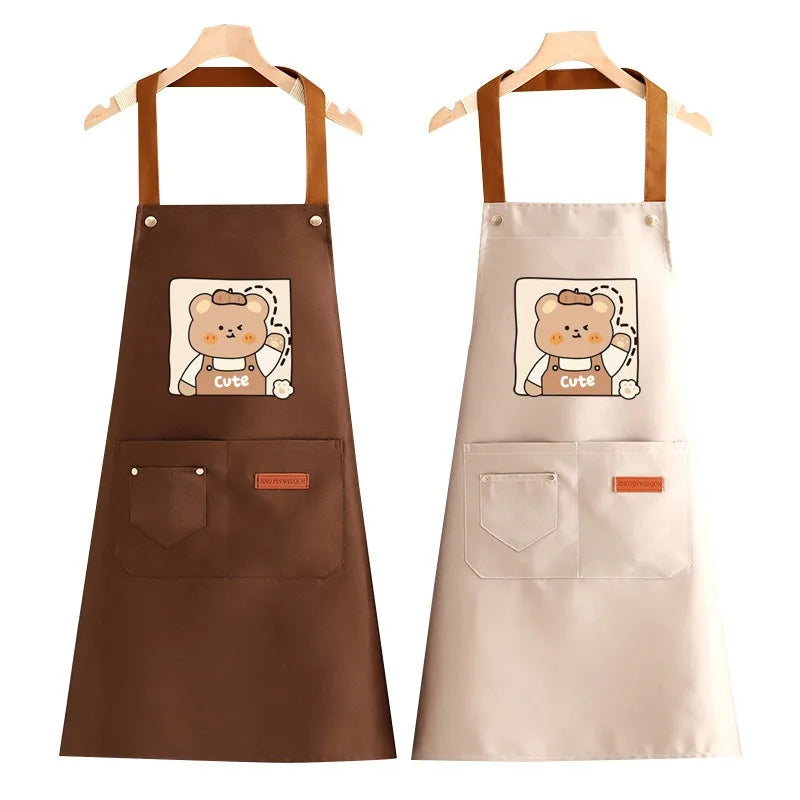 Cotton Knit Brief Sleeveless Apron for Sanitary Use
