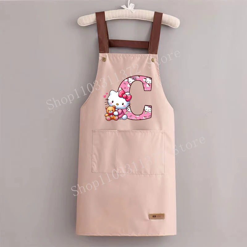 Hello Kitty Sleeveless Bib Apron for Adults
