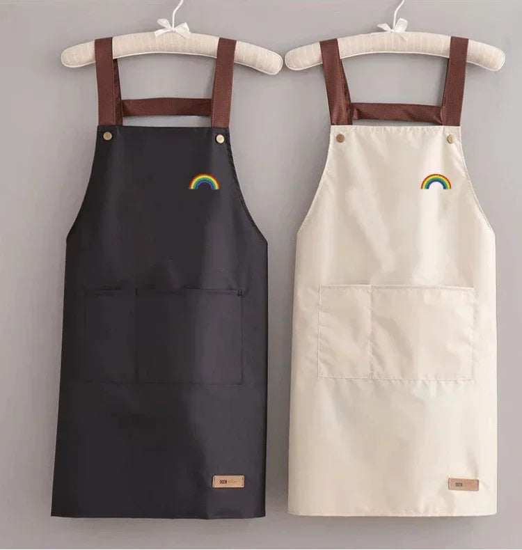 Cotton Knit Brief Sleeveless Apron