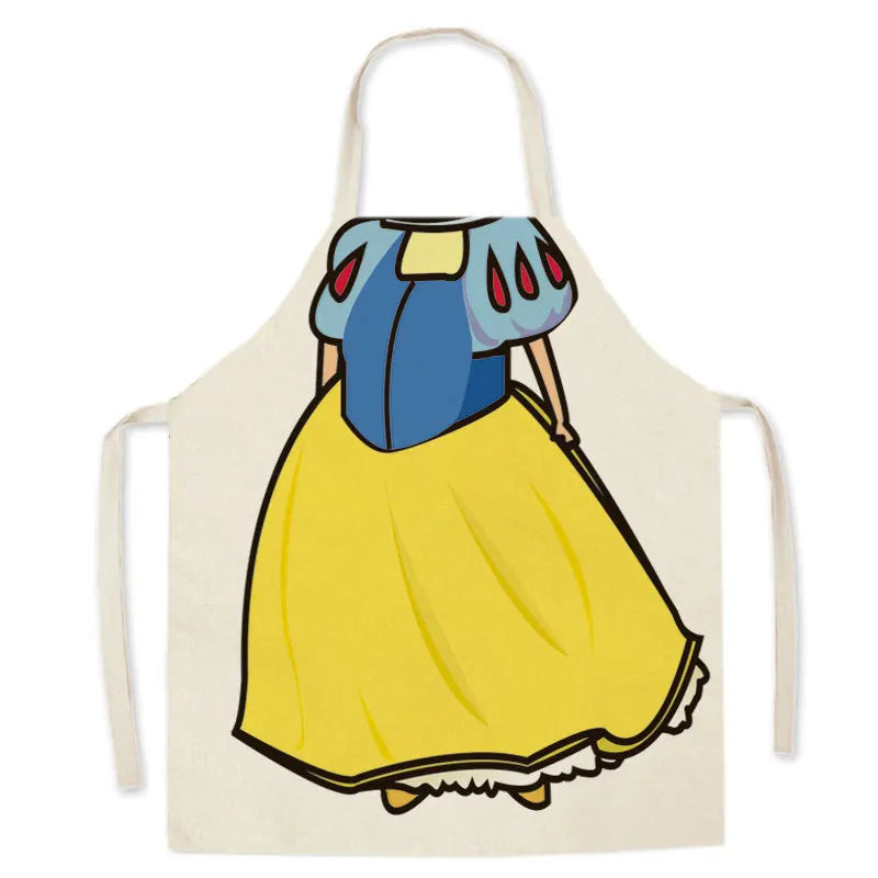 Simple Linen Sleeveless Waist Apron