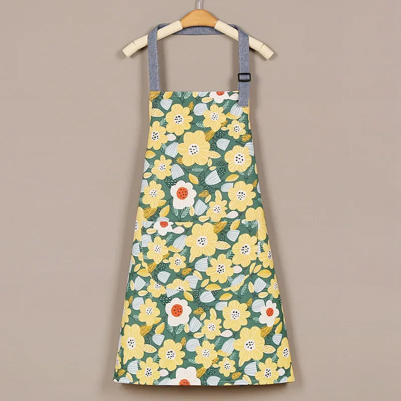 Waterproof Cotton Non-Woven Fabric Bib Apron for Cleaning