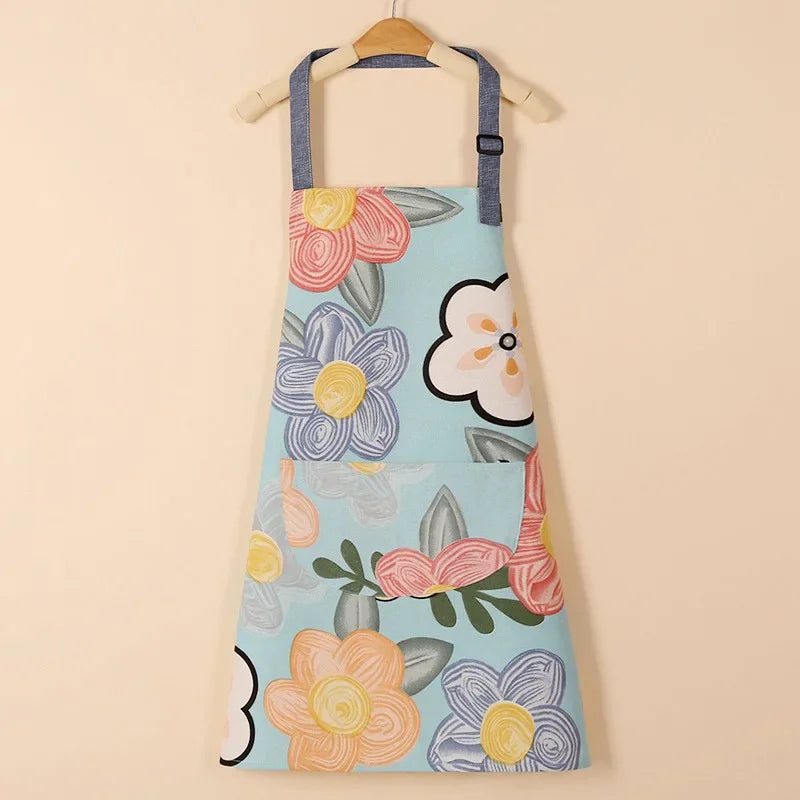 Waterproof Cotton Non-Woven Fabric Bib Apron for Cleaning