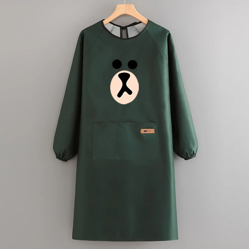 Korean-Style Waterproof PVC Waist Apron for Sanitary Use