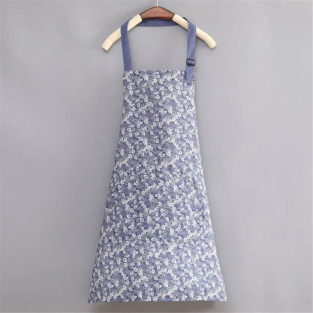 Waterproof Cotton Non-Woven Fabric Bib Apron for Cleaning
