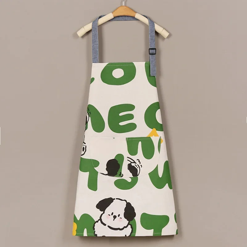 Waterproof Cotton Non-Woven Fabric Bib Apron for Cleaning