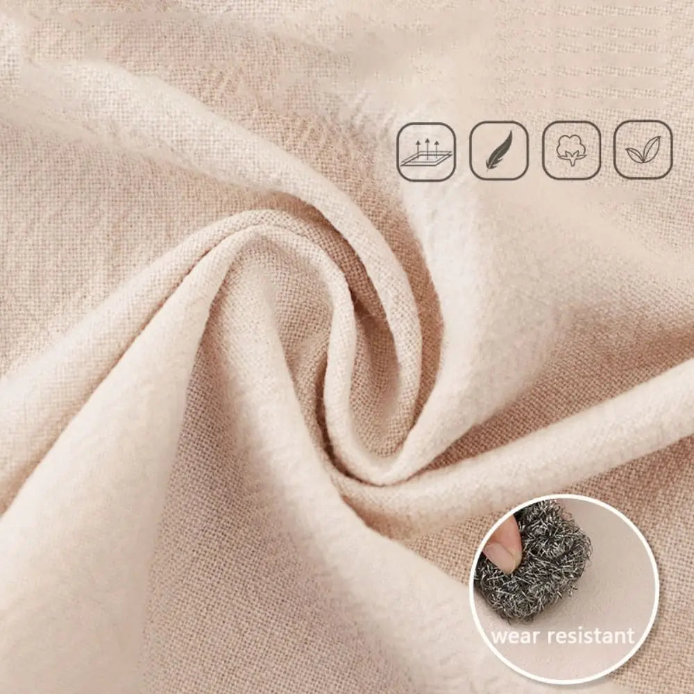 Japanese-Style Cotton Bib Apron for Cleaning