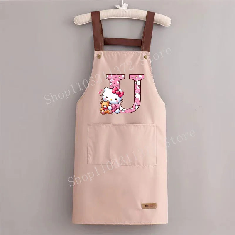 Hello Kitty Sleeveless Bib Apron for Adults