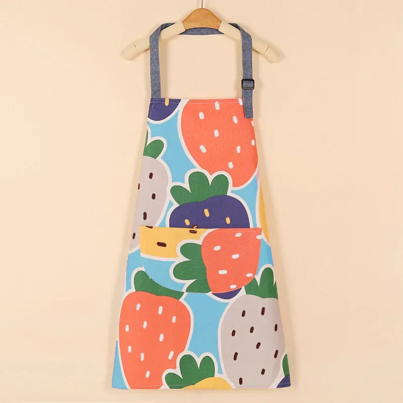 Waterproof Cotton Non-Woven Fabric Bib Apron for Cleaning