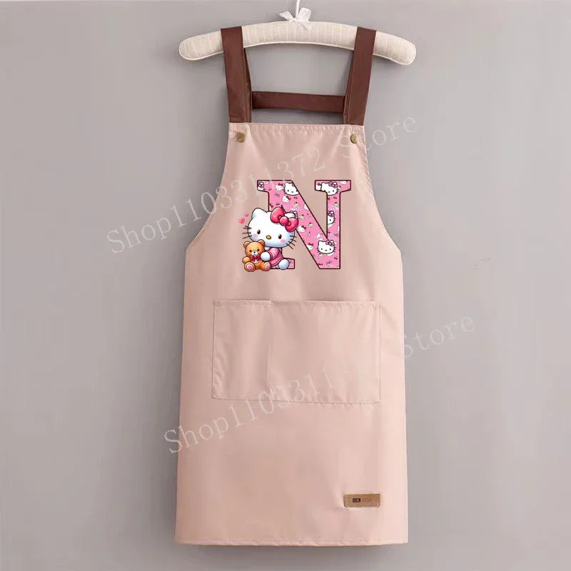 Hello Kitty Sleeveless Bib Apron for Adults